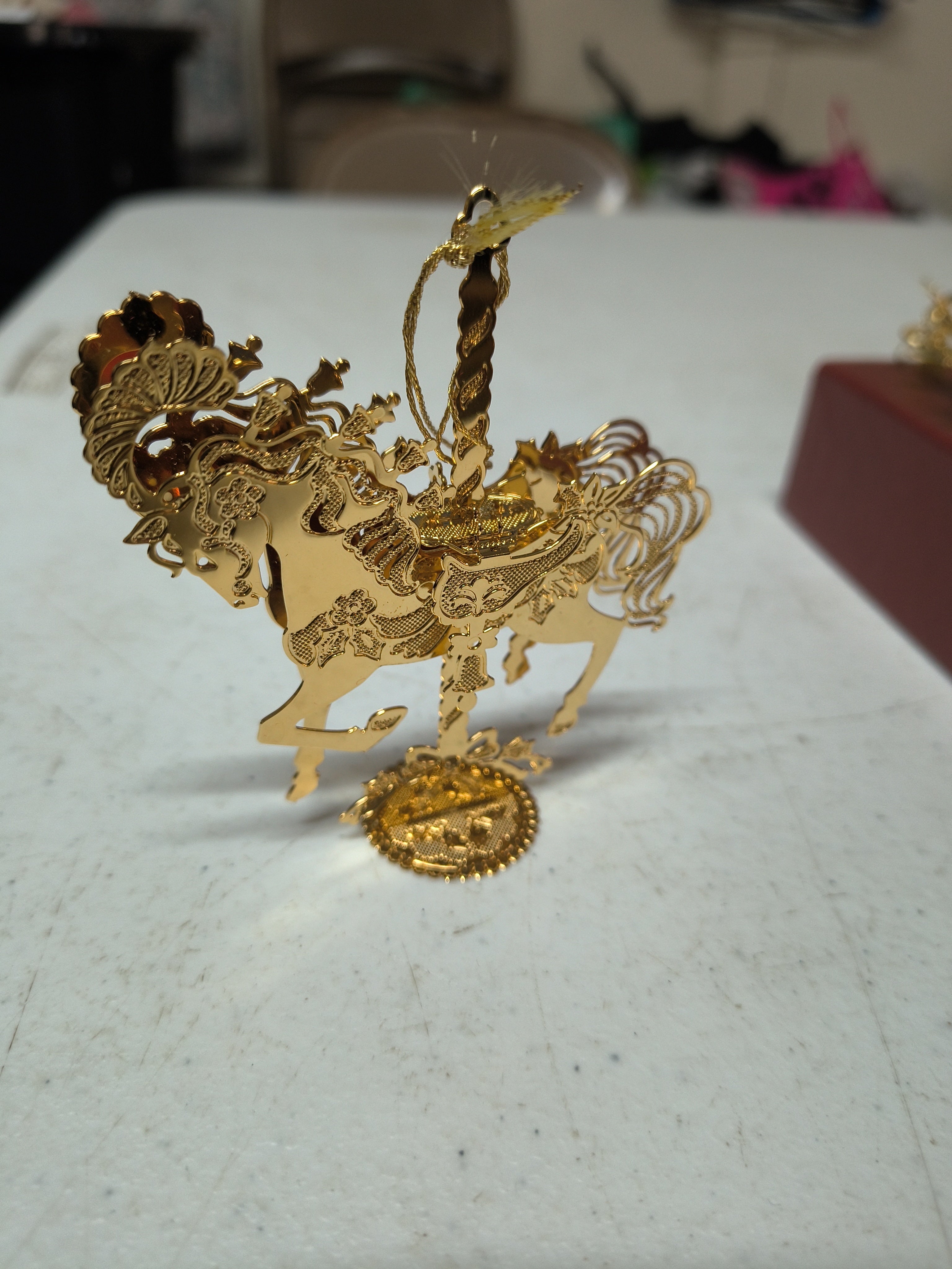 Danbury Mint Carousel Christmas Ornament Set Of 11