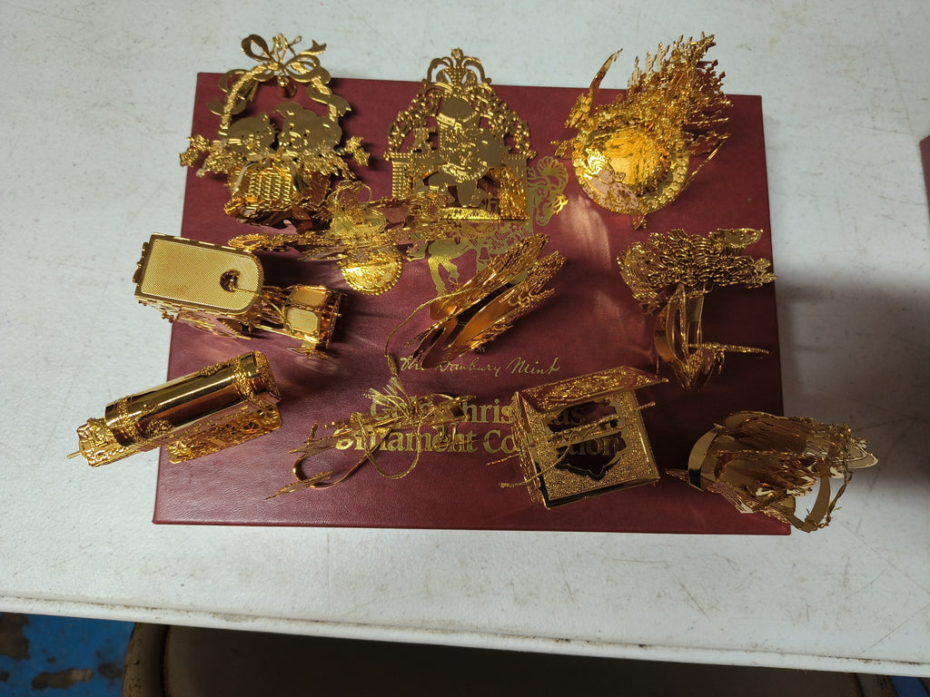 Danbury Mint Carousel Christmas Ornament Set Of 11